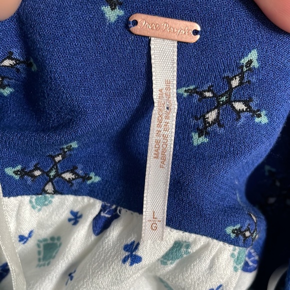 NWT Free People “Where We Roam” Bohemian Floral Bolero Top - Picture 6 of 10